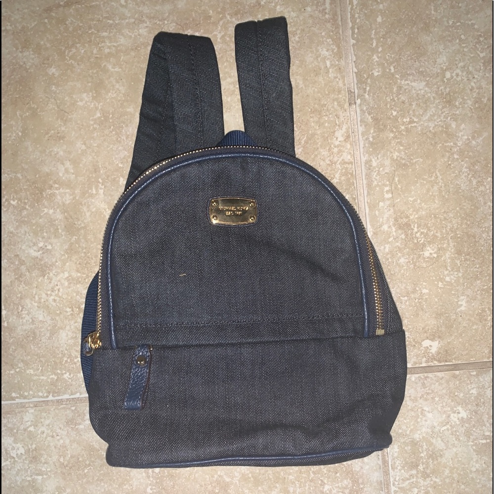 Michael Kors denim backpack